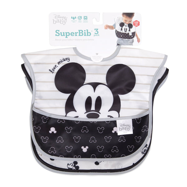 Bumkins Superbib - Mickey Mouse / 3 Pack