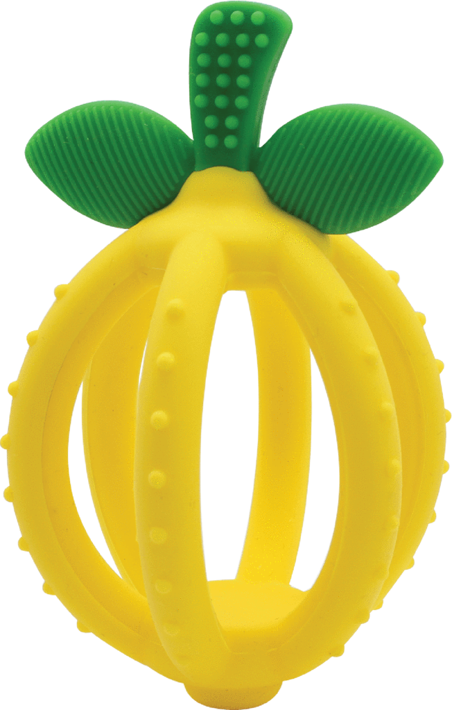 Itzy Ritzy Bitzy Biter Teether Ball - Lemon Drop