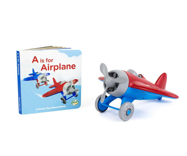 Green Toys Airplane & Board Book Set