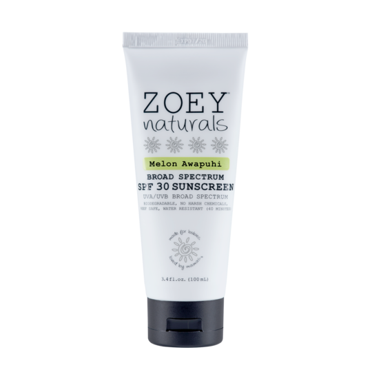 Zoey Naturals SPF 30 Melon Awapuhi - 3.4oz