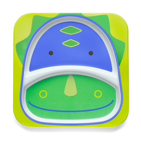 Skip Hop Zoo Divided Plate - Dinosaur