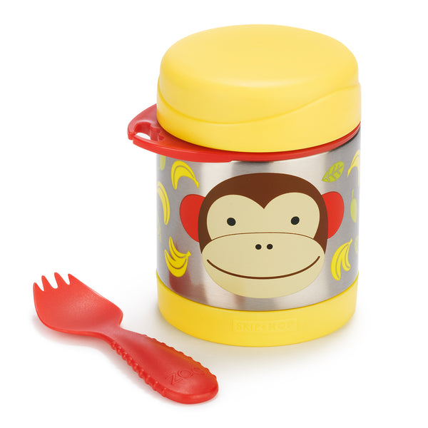 Skip Hop Zoo Stainless Steel Food Jar - Monkey