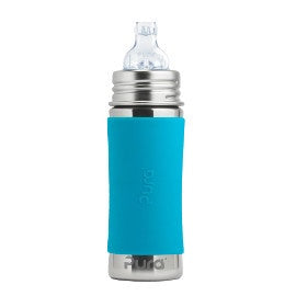 Pura Kiki Sippy Cup - Aqua Sleeve / 11oz