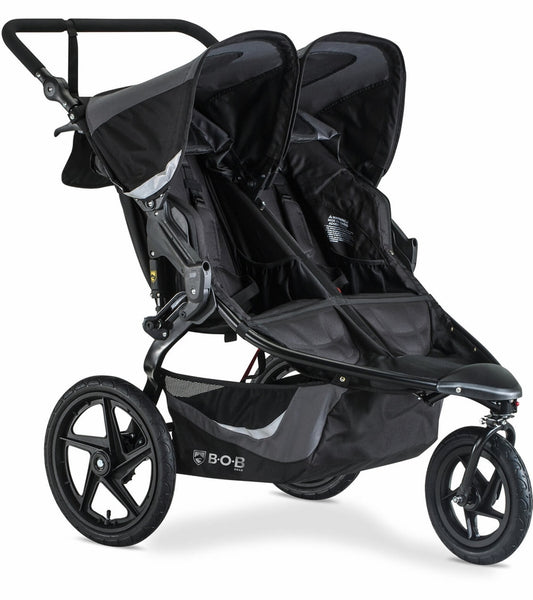 BOB Revolution FLEX 3.0 Duallie Double Jogging Stroller - Graphite Black