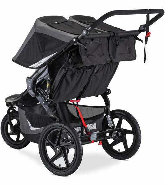 BOB Revolution FLEX 3.0 Duallie Double Jogging Stroller - Graphite Black