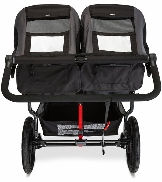 BOB Revolution FLEX 3.0 Duallie Double Jogging Stroller - Graphite Black