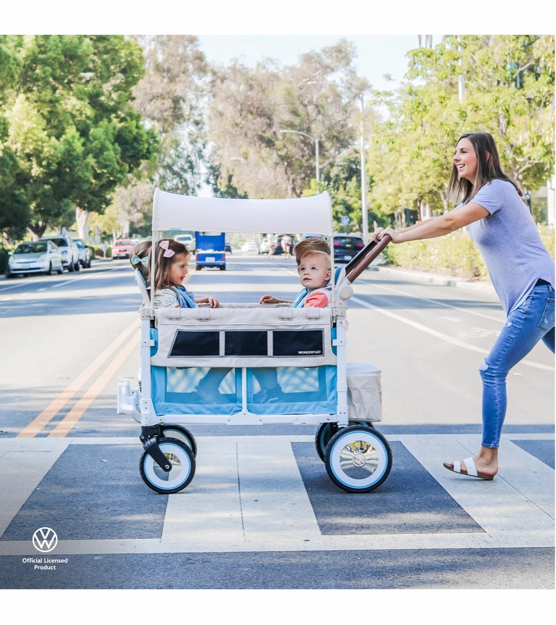wonderfold vw4 volkswagen stroller wagon- sage green Wonderfold VW4 Volkswagen Stroller Wagon – Buttercup