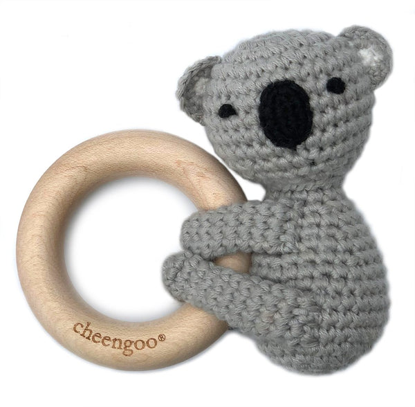 Cheengoo Teething Rattle - Koala