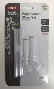 OXO Twist Top Water Bottle Replacement Straw Set 12oz 2pk