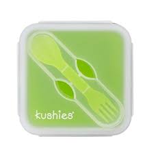 Kushies Silibox Silicone Container - Lime Square