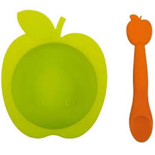 Kushies Silibowl & Spoon Set - Neutral