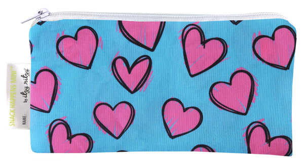 Itzy Ritzy Snack Happens Mini Snack Bag - Happy Hearts
