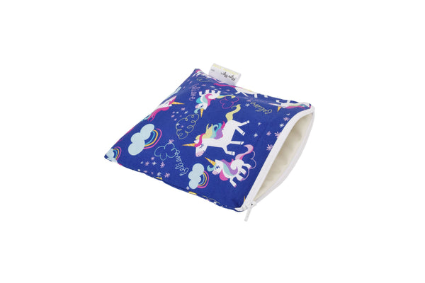 Itzy Ritzy Snack Happens Snack Bag - Unicorn Dreams