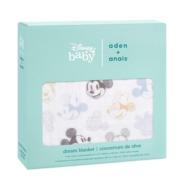 Aden and Anais Disney Dream Blanket - Mickey & Minnie