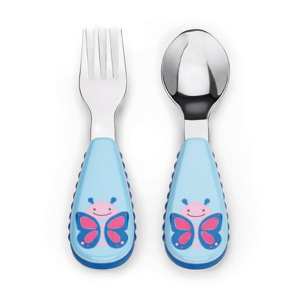 Skip Hop Zootensils Fork and Spoon - Butterfly
