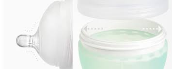 Olababy Silicone Bottle 4oz - Sky Blue / Single Pack