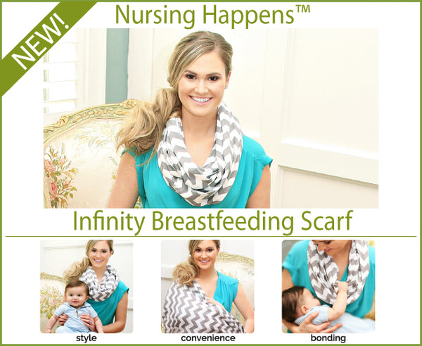 Nursing Happens Luxe Infinity Breastfeeding Scarf