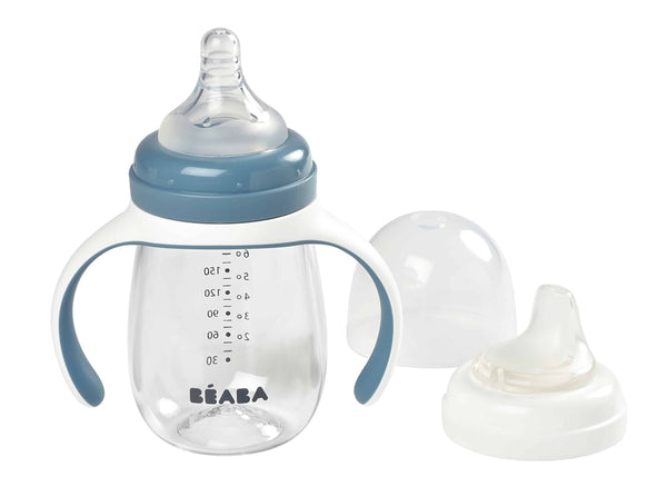 Beaba 2 in 1 Bottle to Sippy Learning Cup