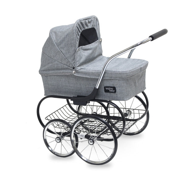 Valco Baby Royale Doll Stroller - Grey Marle