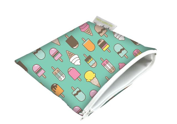 Itzy Ritzy Snack Happens Snack Bag - Ice Cream Social
