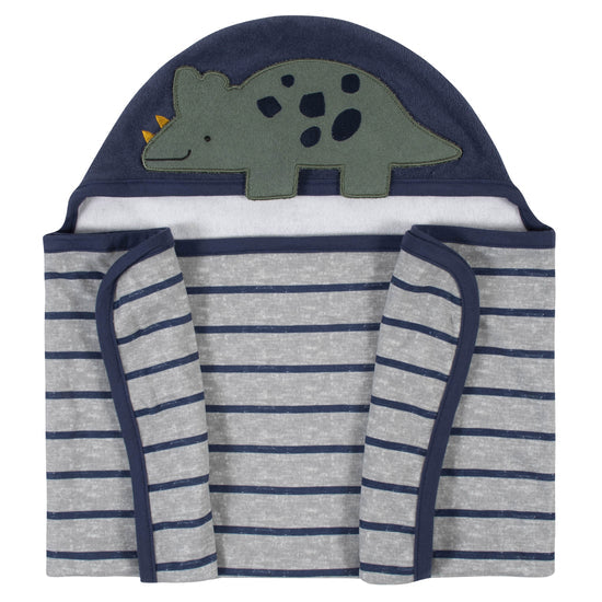 Gerber Terry Hooded Bath Wrap - Triceratops